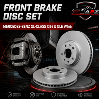 Front Brake Disc Set A1644211412 A1644210512 A1664210712 A1664211400 Compatible With MERCEDES-BENZ GL-CLASS X164 & GLE W166