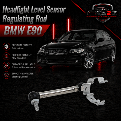 Headlight Level Sensor Regulating Rod (Short) 37146763733 Compatible With BMW E90