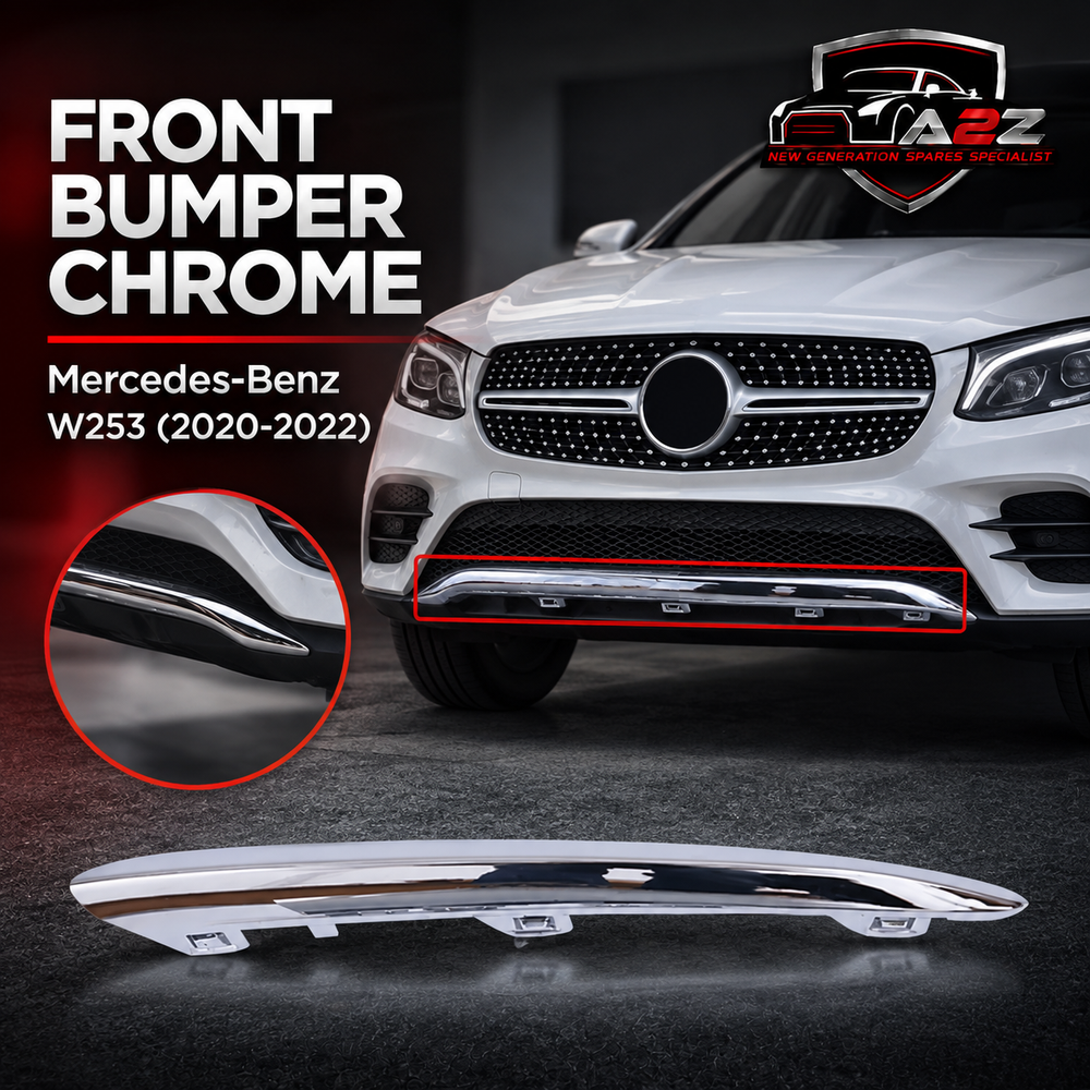 Front Bumper Chrome Left 2538851804 & Right 2538852104 Compatible With Mercedes-Benz GLC-CLASS W253 (2020-2022) Tag No.265