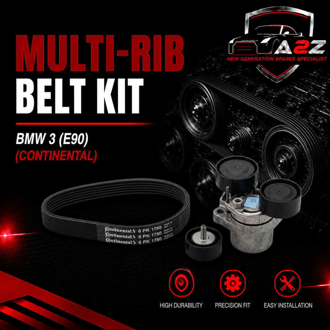 Multi Rib Belt Kit 6PK1780K2 Compatible With BMW 3 (E90) (CONTINENTAL)