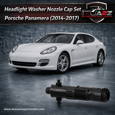 Headlight Washer Nozzle Cap Set Left 97062825150 & Right 97062825250 Compatible With Porsche Panamera (2014-2017)