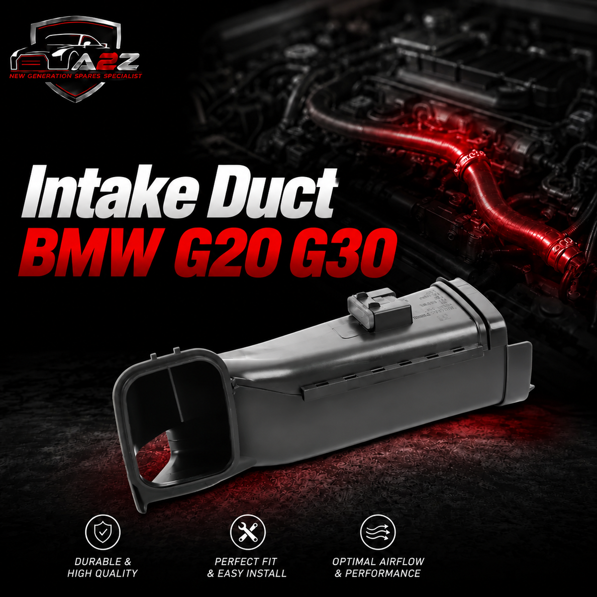 Intake Duct 13718635103 Compatible With BMW G20 G30