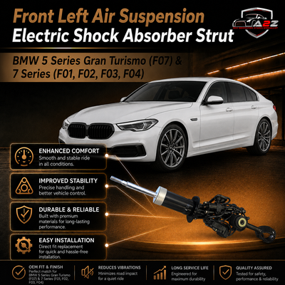 Front Left Air Suspension Electric Shock Absorber Strut 37116796925 37116794135 37116791671 37114064271 Compatible With BMW 5 Series Gran Turismo (F07) & 7 Series (F01, F02, F03, F04)