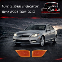 Front Bumper Side Marker Light Lamp  Left 2048200121 & Right 2048200221 Compatible with Mercedes Benz C-CLASS W204 2008-2010 Tag-FBL-11