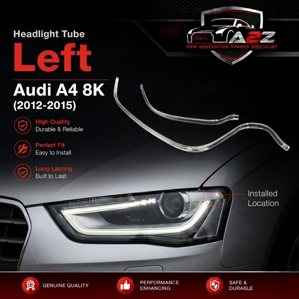 Headligth Tube Left 8KD941005B Compatible With Audi A4 8K  (2012-2015) Tag No.158