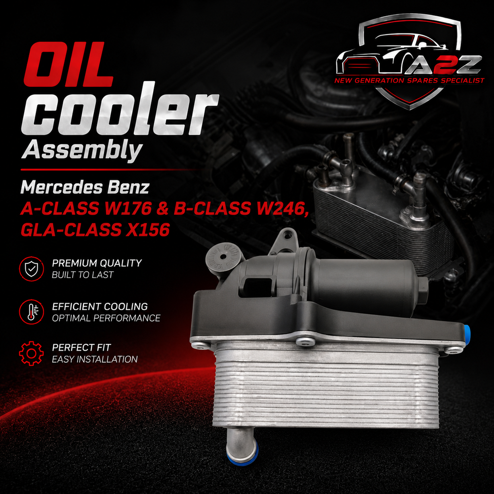 Oil Cooler Assembly 2465010101 2465010501 A2465010101 A2465010501  For Mercedes Benz A-CLASS W176 & B-CLASS W246, GLA-CLASS X156 Tag-O-82