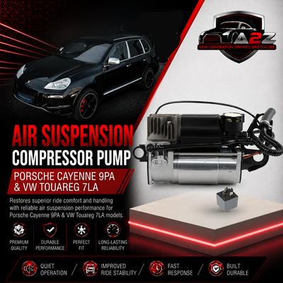 Air Suspension Compressor Pump 7L0616007 7L0616007H 7L0698007A Compatible With PORSCHE CAYENNE 9PA & VW TOUAREG 7LA
