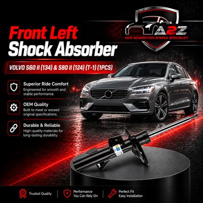 Front Left Shock Absorber 31200246 Compatible With VOLVO S60 II (134) & S80 II (124) (T-1) (1PCS)