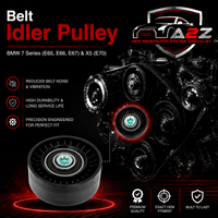 Belt Idler Pulley 11287545297 Compatible with BMW 7 Series (E65, E66, E67) & X5 (E70) Tag no : 1