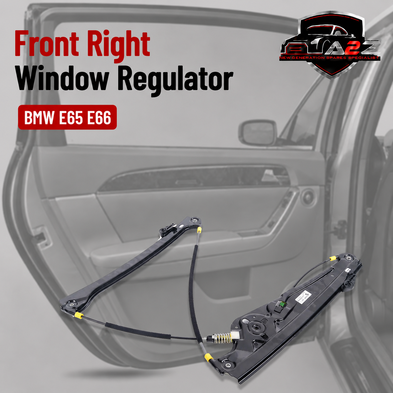Front Right Window Regulator 51337024812 51337138862 51337202480 Compatible With BMW E65 E66