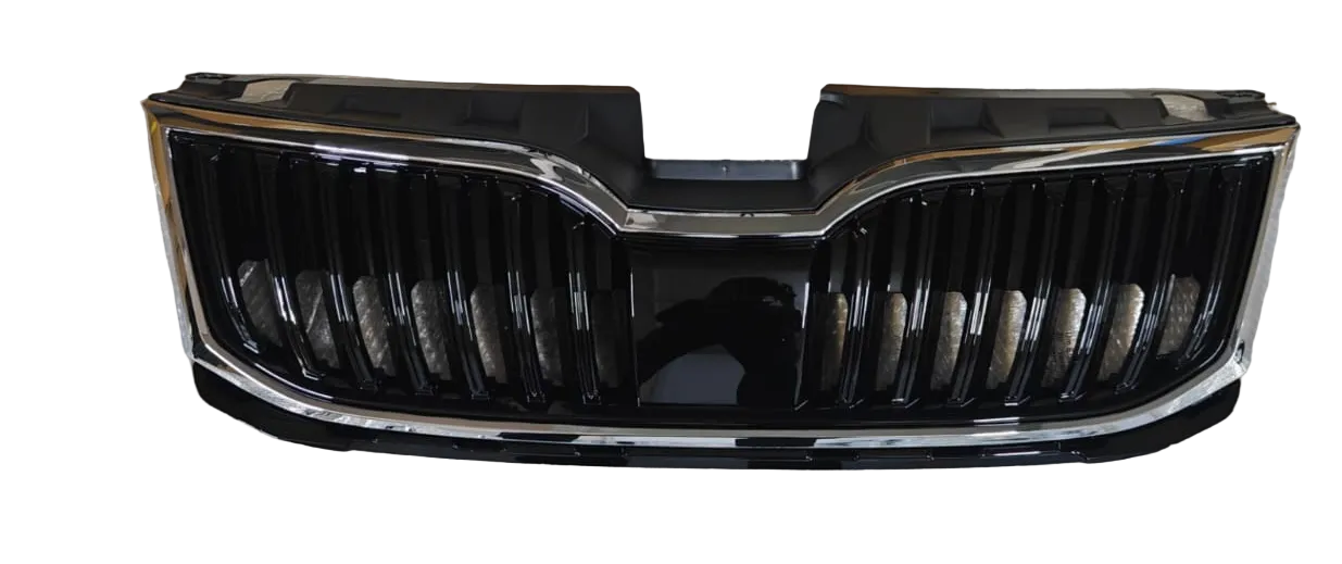 Outer Chrome Show Grill Without Camera Hole 5E0853653C041 5E0853761C2ZZ 5E0853343 Compatible With Skoda Octavia (2017-2020) Tag No.82