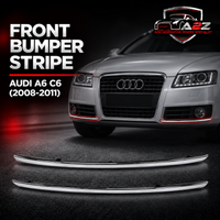Front Bumper Stripe Left 4F0853065A & Right 4F0853066A Compatible With Audi (A6) (C6) (2008-2011) Tag No.153
