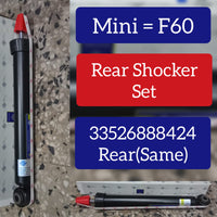 Rear (Left & Right Same) (SET of 2) Shock Absorber 33526888424 Compatible With MINI MINI & COUNTRYMAN (F60) (1PCS)