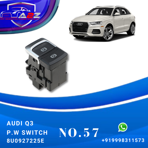 Parking Brake Window Black Switch Button For Audi Q3 2012-2018 8U0927225E Tag-SW-57