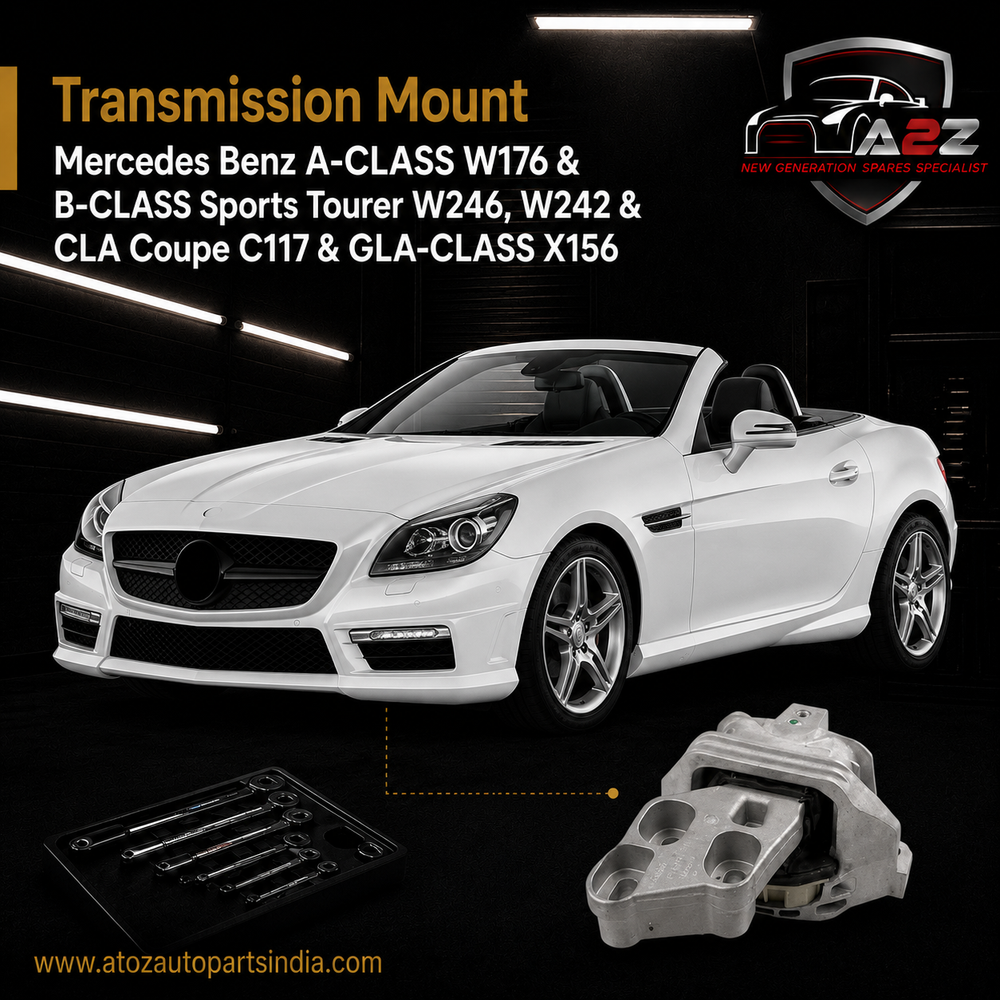 Transmission Mount 2462400617 Compatible With Mercedes Benz A-CLASS W176 & B-CLASS Sports Tourer W246, W242 & CLA Coupe C117 & GLA-CLASS X156