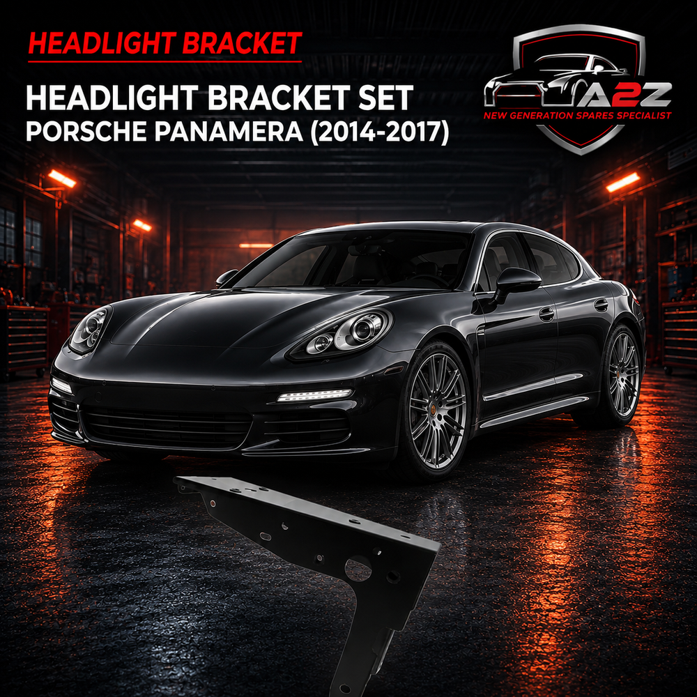 Headlight Bracket Set Right 97050435605 & Left 97050435505 Compatible With Porsche Panamera (2014-2017) Tag No.222