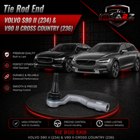 Tie Rod End Left & Right Set 31658181 31658182 Compatible With VOLVO S90 II (234) & V90 II Cross Country (236)