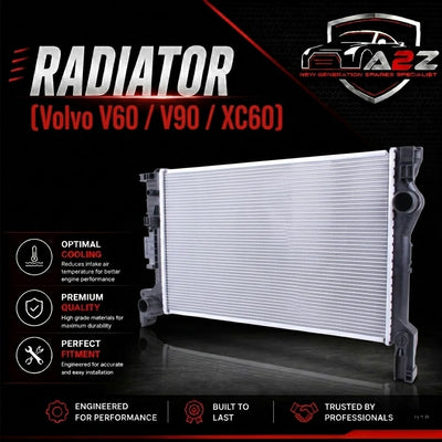 Radiator & 32224829 & 31368231 & 31368232 Compatible With Volvo V60 / V90 / XC60