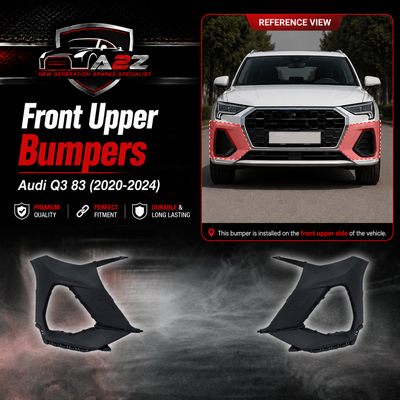 Front Upper Bumpers Left 83G807107F & Right 83G807108F Compatible With Audi Q3 83 (2020-2024) Tag No.76