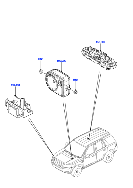 Bonnet Hood Switch LR041431  Compatible With LAND ROVER DISCOVERY SPORT (L550) & DISCOVERY V (L462)