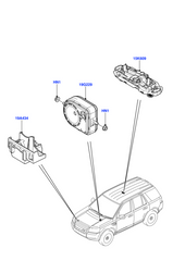 Bonnet Hood Switch LR041431  Compatible With LAND ROVER DISCOVERY SPORT (L550) & DISCOVERY V (L462)