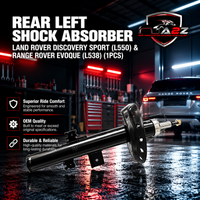 Rear Left Shock Absorber LR024438 Compatible With LAND ROVER DISCOVERY SPORT (L550) & RANGE ROVER EVOQUE (L538) (1PCS)