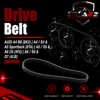 Belt 7PK1270 022145933F 06E903137AB 31110-PRA-013  Compatible With AUDI A4 B8 (8K2) | A4 / S4 & A5 Sportback (8TA) | A5 / S5 & A6 C6 (4F2) | A6 / S6 & Q7 (4LB)Tag-BEL-47