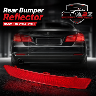 Rear Bumper Reflector Compatible With BMW 5 Series F10 2014-2017 Rear Bumper Reflector Left 63147318555 & Right 63147318556 Tag-RB-64
