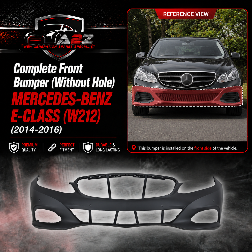 Complete Front Bumper A2128802647 2128802647 Compatible With MERCEDES-BENZ E-CLASS (W212) (2014-2016) Tag No.292A