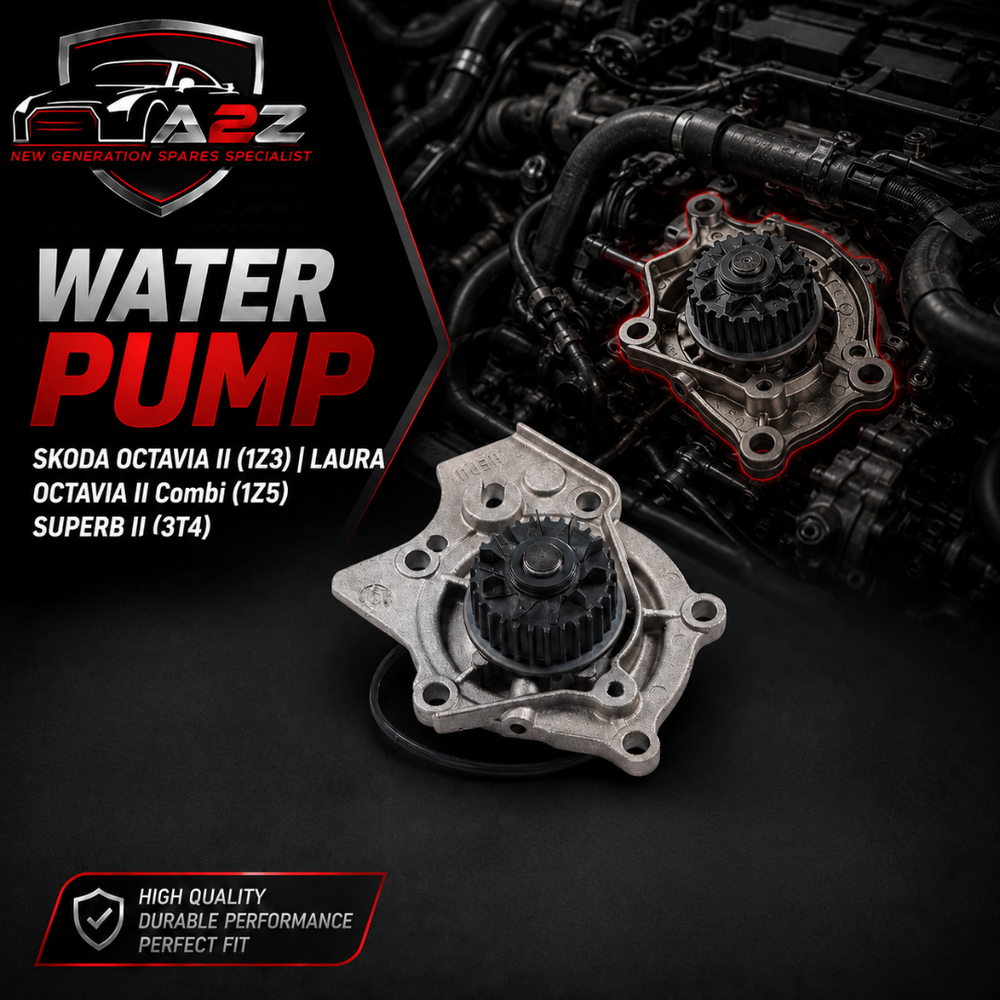 Water Pump WP6092 & 06H121008F & 06H121026AB & 06H121026AF & 06H121026AG & 06H121026B & 06H121026BA & 06H121026BP & 06H121026CF Compatible With SKODA OCTAVIA II (1Z3) | LAURA OCTAVIA II Combi (1Z5) SUPERB II (3T4)  CONTINENTAL