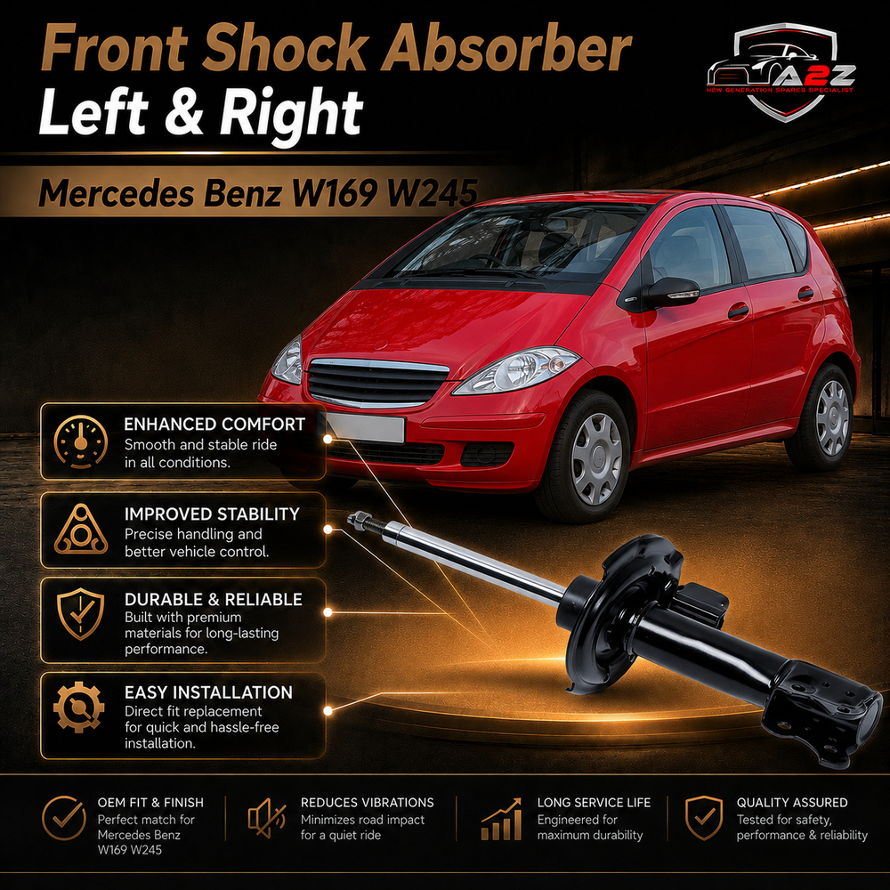 Front Shock Absorber Left & Right 1693200130 1693200830 1693201430 A1693200130 A1693200830 A1693201430 Compatible With Mercedes Benz W169 W245
