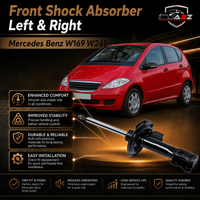 Front Shock Absorber Left & Right 1693200130 1693200830 1693201430 A1693200130 A1693200830 A1693201430 Compatible With Mercedes Benz W169 W245