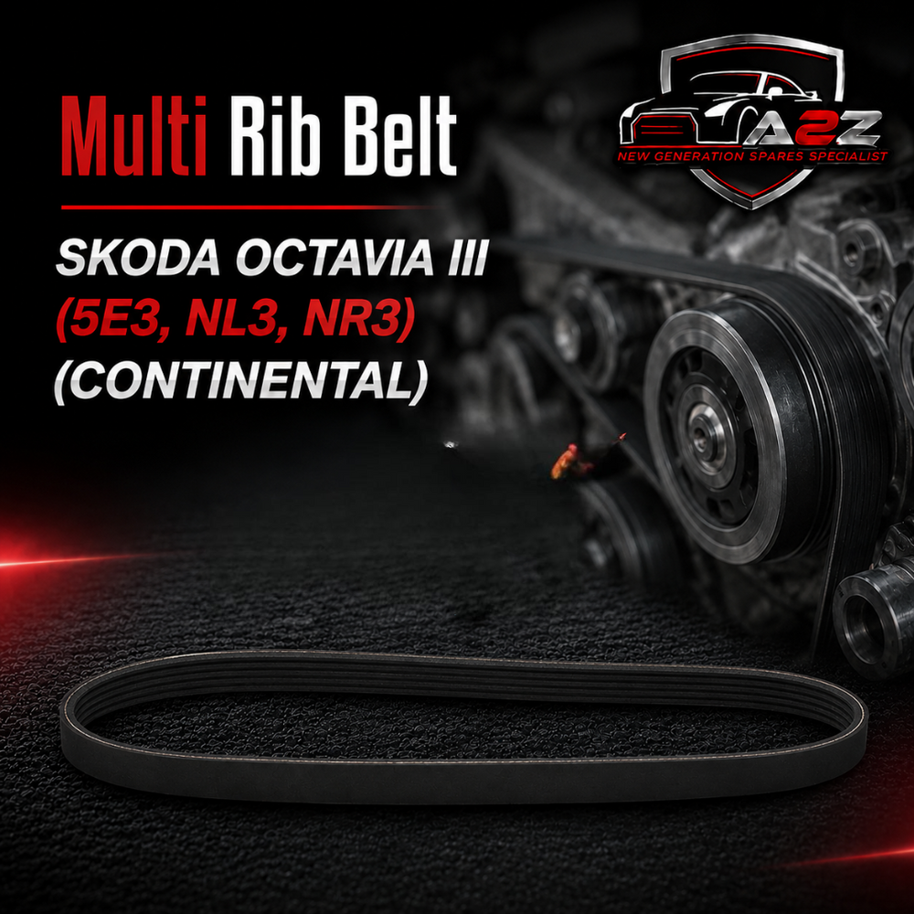 Multi Rib Belt 6PK1026 04L260849C Compatible With SKODA OCTAVIA III (5E3, NL3, NR3) (CONTINENTAL)