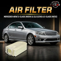 Air filter  E1014L A6510940004 Compatible With MERCEDES-BENZ C-CLASS (W204) & CLS (C218) & E-CLASS (W212)Tag 26