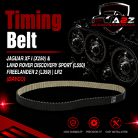 Timing Belt 941052 0816J5 9662187580 9662187680 Compatible With JAGUAR XF I (X250) & LAND ROVER DISCOVERY SPORT (L550) FREELANDER 2 (L359) | LR2 (DAYCO)