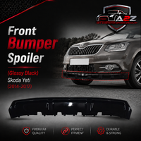 Front Bumper Spoiler (Glossy Black) 5L0807733C Compatible With Skoda Yeti (2014-2017) Tag No.1102B