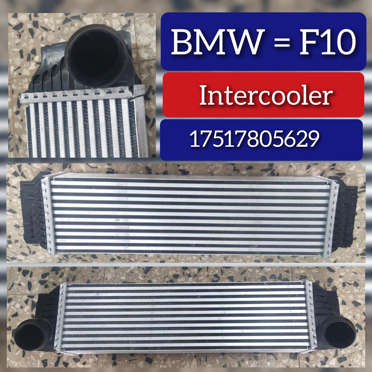 Inter cooler 17517805629 Compatible With BMW F10 F07