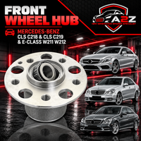 Front Wheel Hub 0109817405 1409810305 2123300025 0009809302 0029802002 0029806502 A0009809302 A0029802002 A0029806502 A1409810305 A2123300025 A2183300125 Compatible With MERCEDES-BENZ CLS C218 & CLS C219 & E-CLASS W211 W212