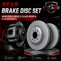 Rear Brake Disc Set A0004231812 Compatible With MERCEDES-BENZ C-CLASS W205 & E-CLASS W213