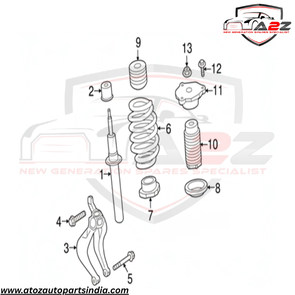 Front Air Suspension Electric Shock Absorber Strut 32292211  31658004 Compatible With VOLVO XC60 II (246) (2020