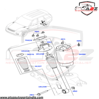 Rear Air Suspension Shock Absorber Strut  LR045270 LR047322 LR086465 LR095873 LR047132 LR062385 LR103602 Compatible With  LAND ROVER RANGE ROVER SPORT II (L494)