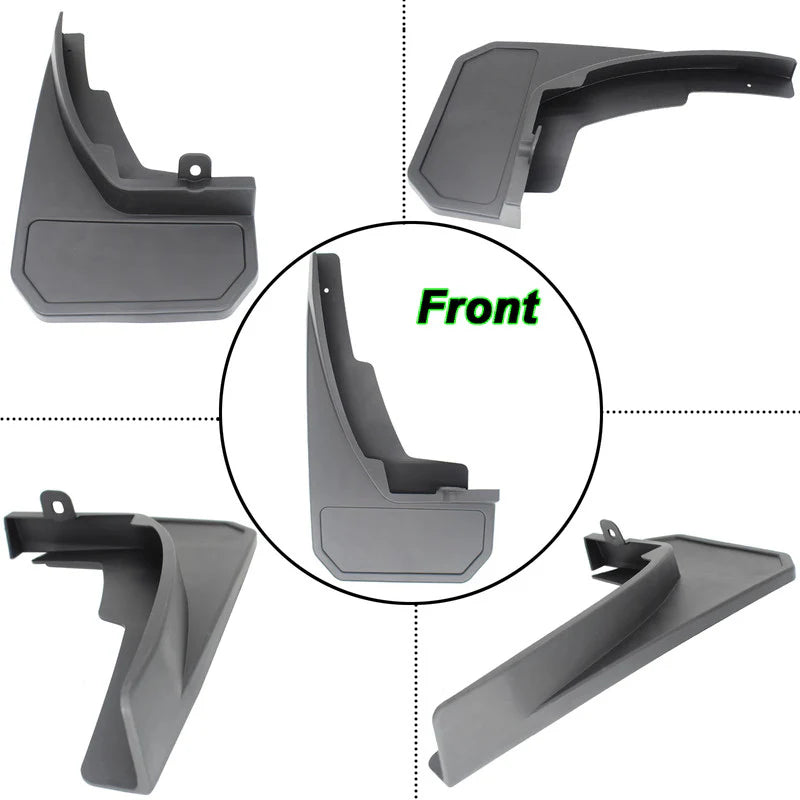 Mud Flaps Set (Set Of 4) Compatible With Land Rover L663 Defender(A) 2020-2024