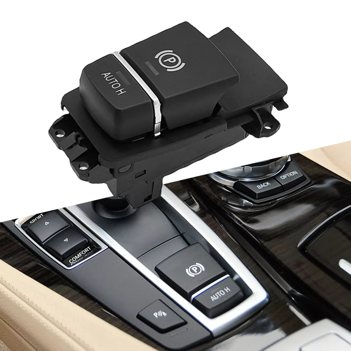 BMW 5 Series F10 & X3 F25 Parking Black Switch 11 Pin Power Window Switch Compatible with F10/F06/F25/F12/F13 61319385029 Tag-SW-21