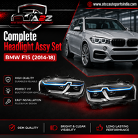 Complete Headlight Assy Set (Upgrade To Xenon) Plug And Play No Need To Change Bumper Compatible With BMW F15 (2014-18) Tag No.5