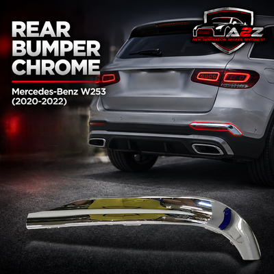 Rear Bumper Chrome Left 2538858306 & Right 2538858406 Compatible With Mercedes-Benz GLC-CLASS W253 (2020-2022) Tag No.259