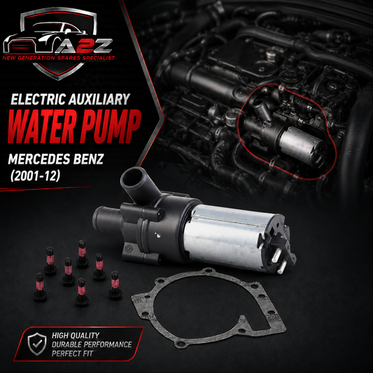 Electric Auxiliary Water Pump 0392020026 A0008358064 A0018351364 Compatible With Mercedes Benz SL (2001-12) SLK (2000-04)