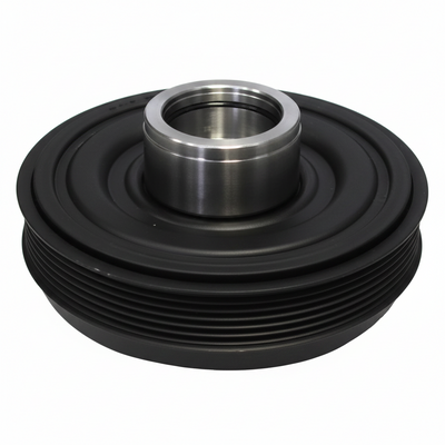 Crankshaft Pulley LR074072 LR113860 G4D36316AC G4D36316AG Compatible With LAND ROVER DISCOVERY SPORT (L550) & DISCOVERY V (L462) & RANGE ROVER EVOQUE (L538) &  XE (X760) & JAGUAR F-PACE (X761) &XF II (X260)Tag-CP-14