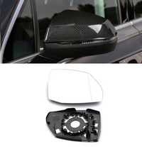 Side Rearview Wing Side Mirror Glass Left 4M0857535A & Right 4M0857536A Compatible With AUDI Q5 (FYB, FYG) & Q7 (4MB, 4MG, 4MQ) 2016-2020