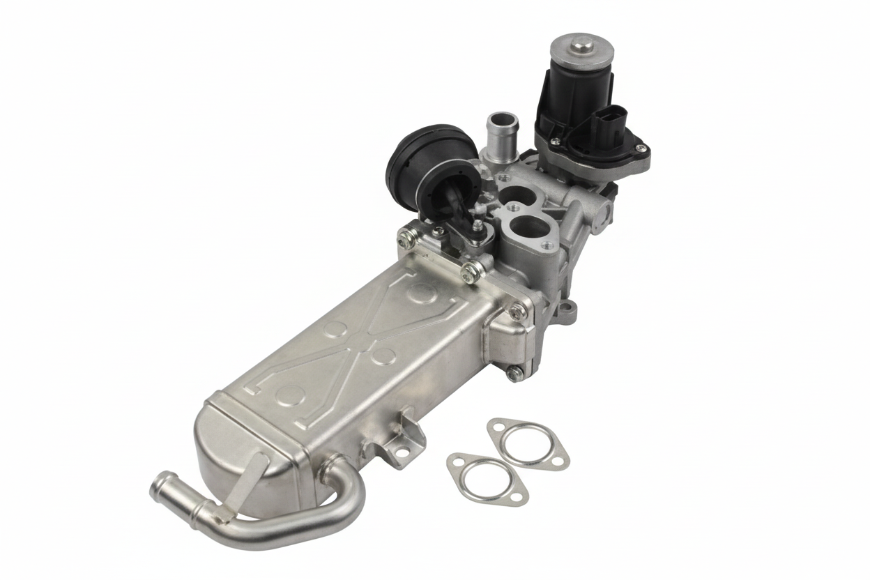 Exhaust Gas Recuperation EGR Assembly  03L131512DQ 03L131512B 03L131512N 03L131512BL Compatible With AUDI Q3 (8UB, 8UG) & SKODA OCTAVIA II (1Z3) | LAURA &  VW JETTA IV (162, 163, AV3, AV2)