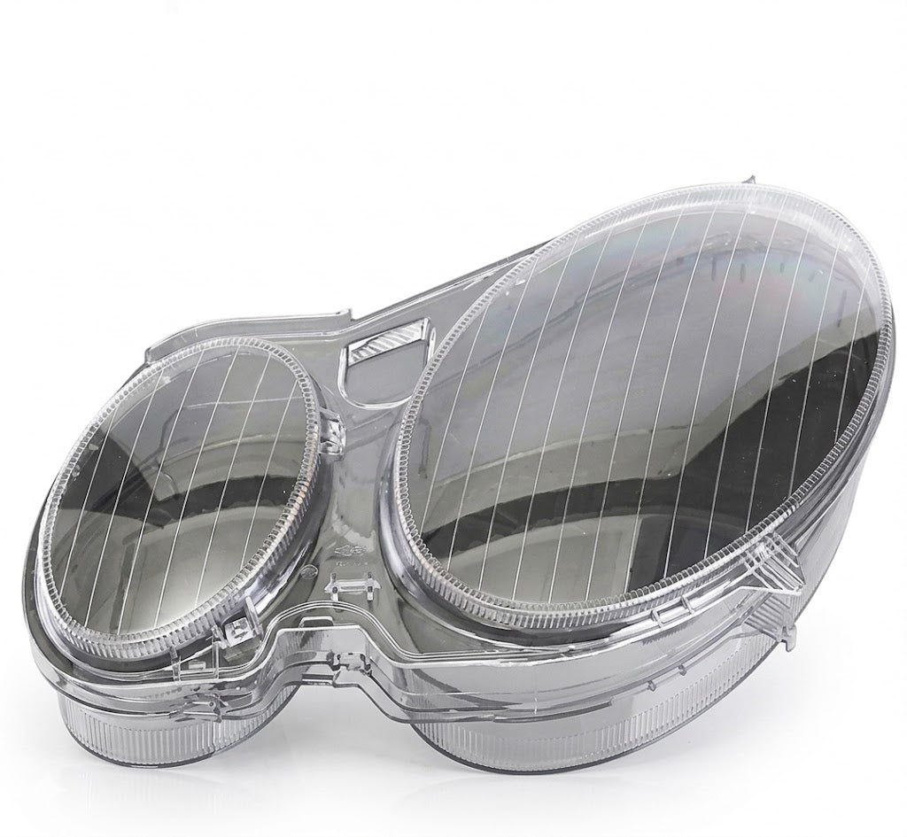 Front Headlight Glass Compatible with  Mercedes-Benz E-CLASS W211 (2007 - 2008).